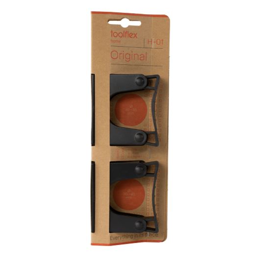 Toolflex Steelklem Zwart 30_40mm per set a 2 stuks
