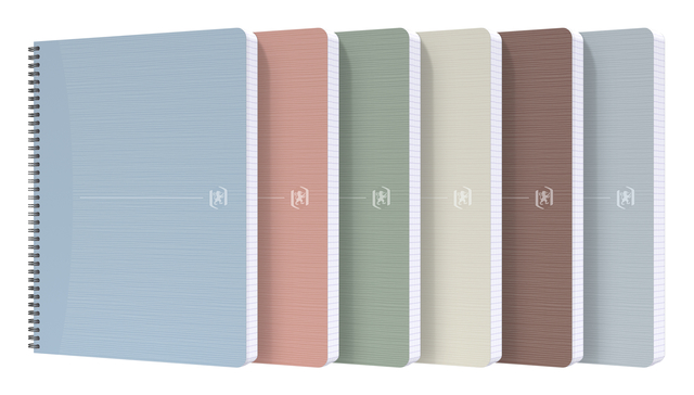 Spiraalblok Oxford My Rec'Up A4 lijn 180 pagina's 80gr assorti Spiraalblok Oxford My Rec'Up A4 lijn 180 pagina's 80gr assorti