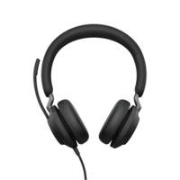 Jabra Evolve2 40SE | Bedraade On-ear headset | USB-A | Zwart