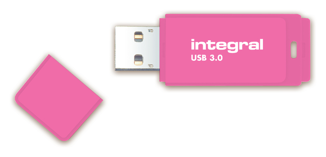 USB-stick 3.0 Integral 64GB neon roze USB-stick 3.0 Integral 64GB neon roze