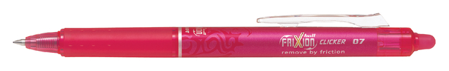 Rollerpen PILOT friXion clicker medium roze Rollerpen PILOT friXion clicker medium roze