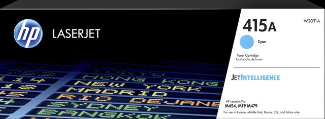 Tonercartridge HP W2031A 415A blauw Tonercartridge HP W2031A 415A blauw