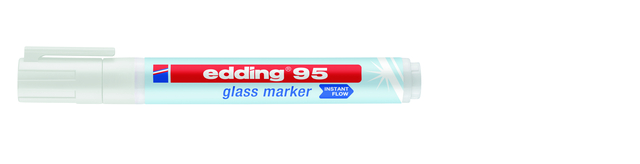 Viltstift edding 95 glasbord rond 1.5-3mm wit