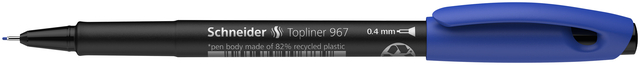 Fineliner Schneider Topliner  967 0.4mm blauw