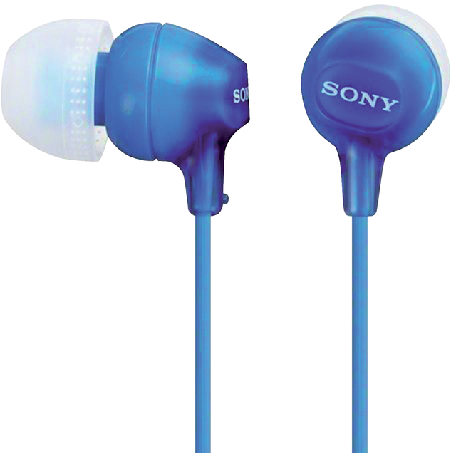 Oortelefoon Sony EX15LP basic blauw Oortelefoon Sony EX15LP basic blauw