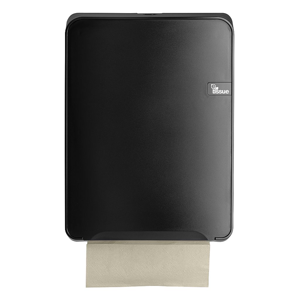 E-Tissue Vouwhanddoekdispenser Black Quartz