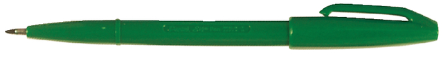Fineliner Pentel Signpen S520 medium groen Fineliner Pentel Signpen S520 medium groen