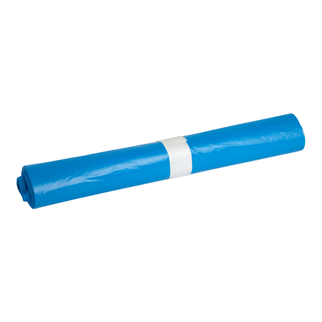 Afvalzak Powersterko Recy 58x100cm Blauw T23 20x25st