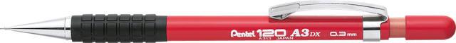 Vulpotlood Pentel A313 HB 0.3mm rood Vulpotlood Pentel A313 HB 0.3mm rood