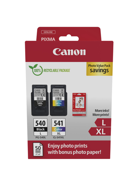 inktcartridges, black ink, color ink, Canon cartridge, photo paper pack