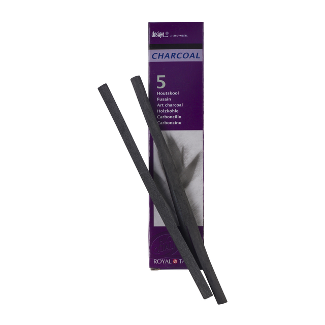 Houtskool Bruynzeel Design zwart 5 stuks