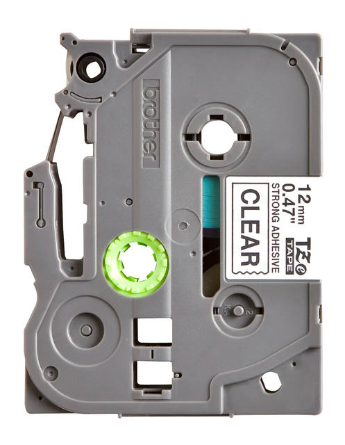 Labeltape Brother P-touch TZe-S231 extra sterk klevend 12mm zwart op wit