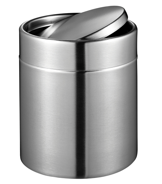 Afvalbak EKO Fandy tafelmodel met swingdeksel 1,5 liter