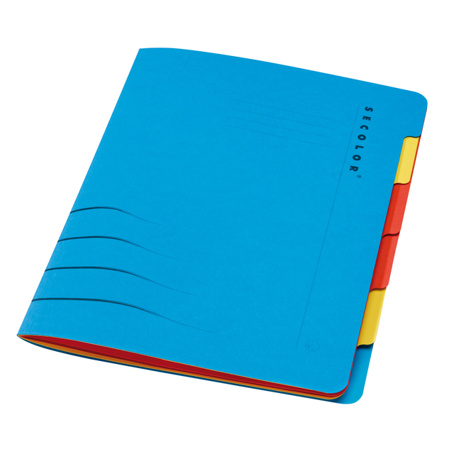 notitieboek, blauw, tabs, gevouwen, voorkant notitieboek