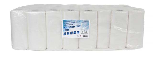 Keukenrol Cleaninq 2-laags 50vel 16x2rol wit Keukenrol Cleaninq 2-laags 50vel 16x2rol wit