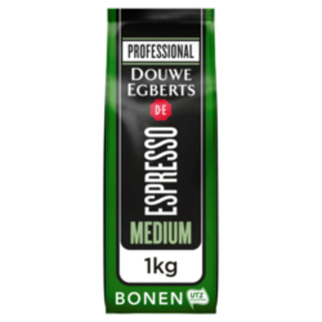 Koffie Douwe Egberts espresso bonen medium roast 1kg Koffie Douwe Egberts espresso bonen medium roast 1kg