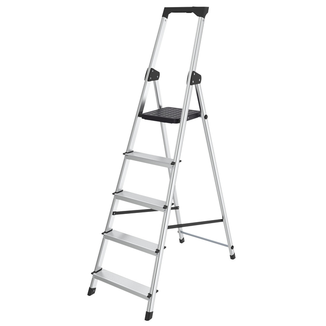 trapladder, tredenladder, aluminium, werkplatform, trapladder