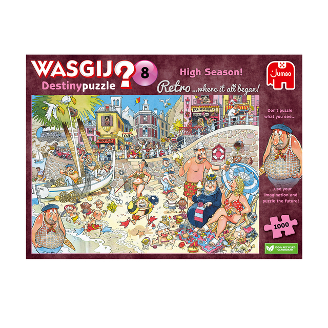 Puzzel Wasgij Retro Destiny 8 Hoogseizoen 1000 stukjes