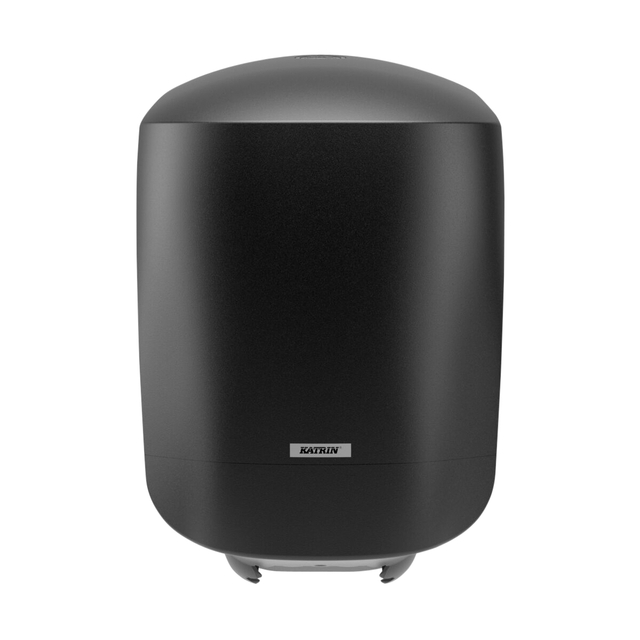 Poetspapierdispenser Katrin medium zwart 82254 Poetspapierdispenser Katrin medium zwart 82254