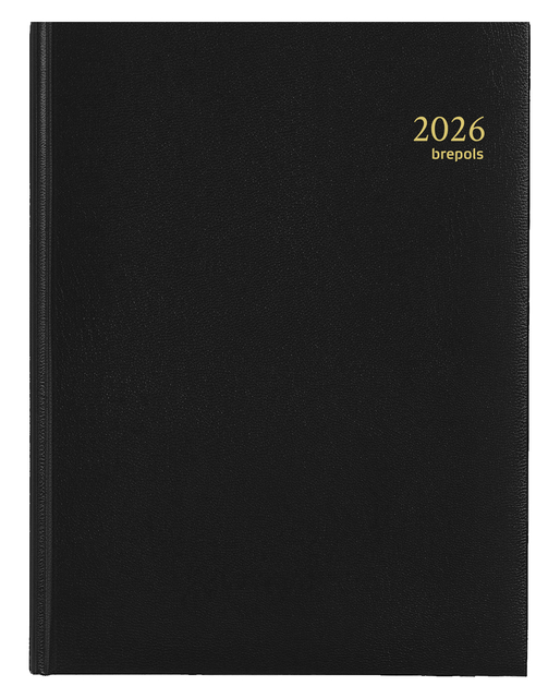 Agenda 2026 Brepols Timing Lima 7dagen/2pagina's viertalig zwart Agenda 2026 Brepols Timing Lima 7dagen/2pagina's viertalig zwart