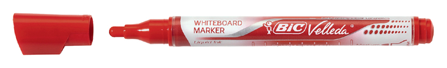 Whiteboardmarker Bic Velleda liquid rond medium rood Whiteboardmarker Bic Velleda liquid rond medium rood