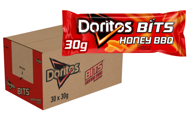 Chips Doritos Bits twisties honey bbq zak 30gr Chips Doritos Bits twisties honey bbq zak 30gr