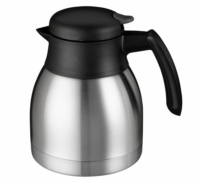 Thermoskan Bravilor dubbelwandig 1.2 liter RVS zwart Thermoskan Bravilor dubbelwandig 1.2 liter RVS zwart
