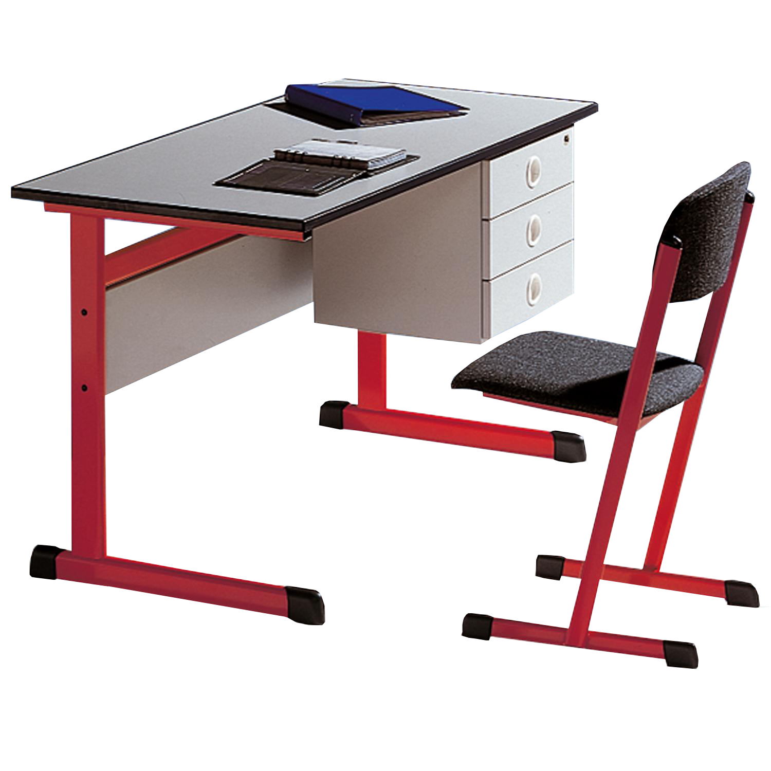 Lerarentafel uit de TL-K serie met een melamine gecoat blad