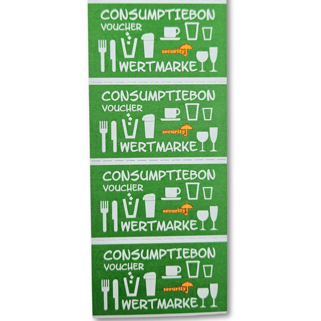 Consumptiebon Combicraft UV beveiliging 500 stuks groen Consumptiebon Combicraft UV beveiliging 500 stuks groen