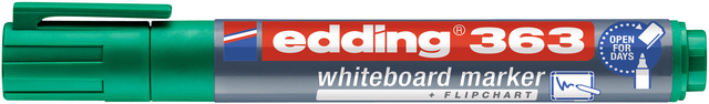 Whiteboardmarker edding 363 schuin 1-5mm groen
