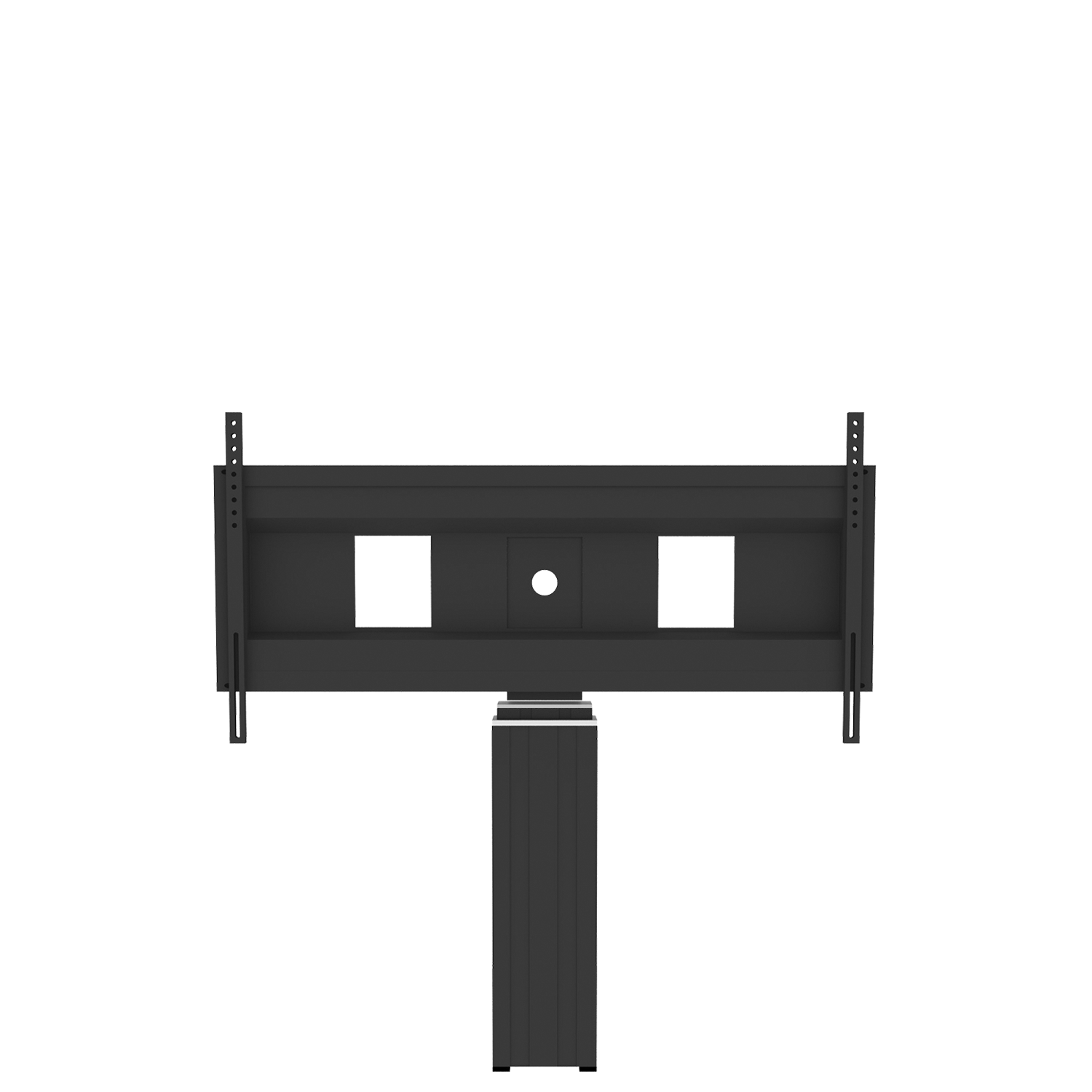 Elektrisch in hoogte verstelbare XL monitor muurbeugel, 50 cm slag