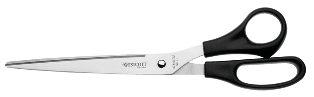 Kantoorschaar Westcott 260mm met kunststof grip rvs Kantoorschaar Westcott 260mm met kunststof grip rvs