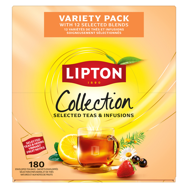 Thee Lipton assortimentsbox 12x15stuks Thee Lipton assortimentsbox 12x15stuks