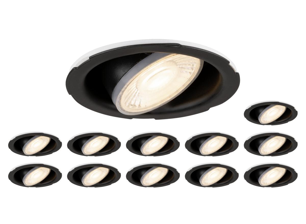 inbouwspot, spotlights, LED-inbouw, plafondarmatuur, ronde afwerking