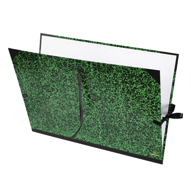 Tekenmap Canson Classic Annonay lintsluiting 610x810mm groen