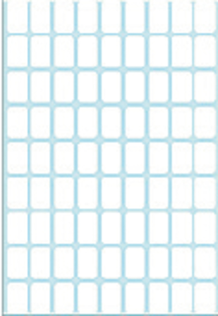 Etiket HERMA 2330 10x16mm wit 2592 stuks