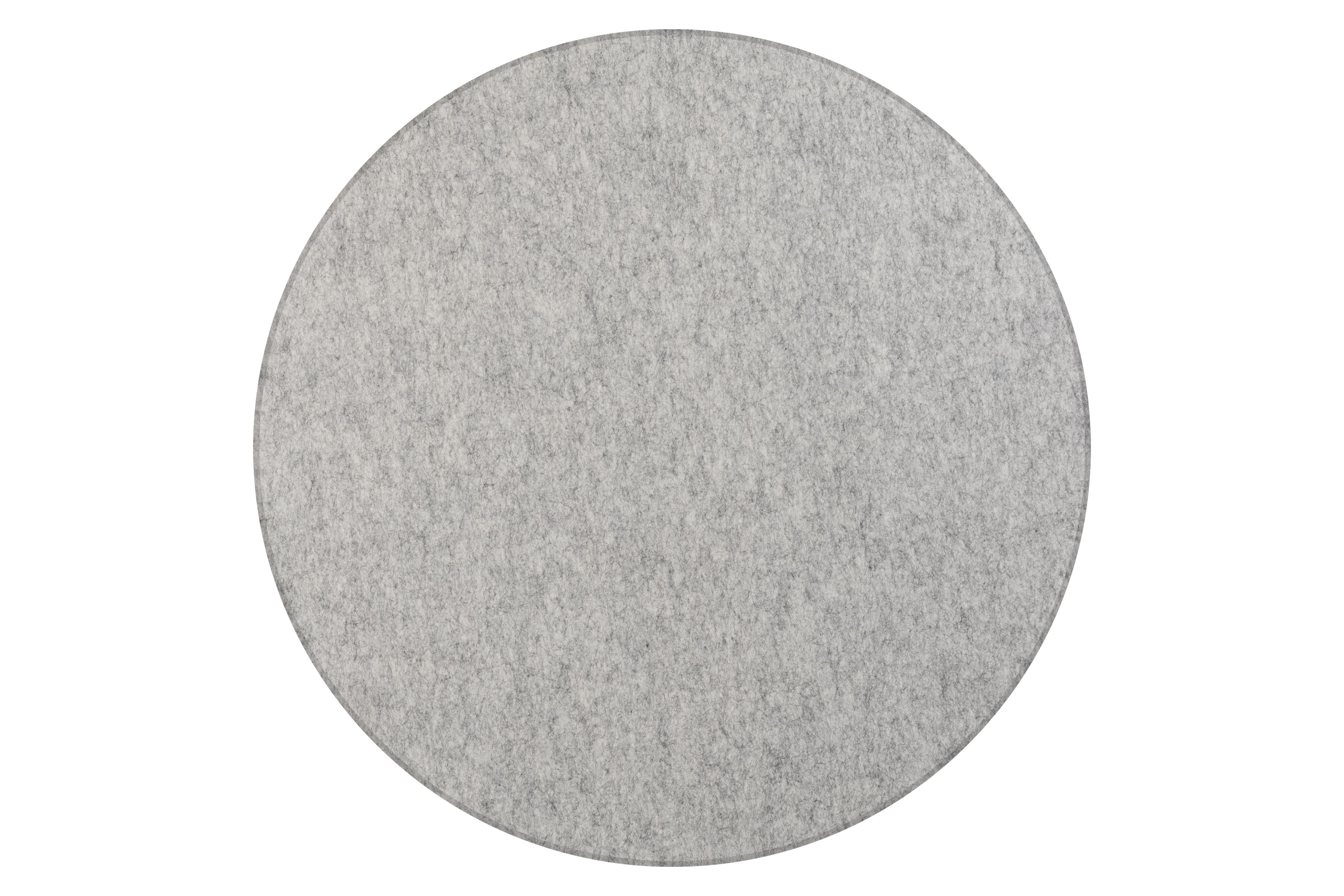 Akoestisch PET-vilt rond plafondpaneel, lichtgrijs - Ø120 cm Akoestisch PET-vilt rond plafondpaneel, lichtgrijs - Ø120 cm
