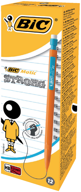 Vulpotlood Bic Matic strong HB 0.9mm inclusief stiften Vulpotlood Bic Matic strong HB 0.9mm inclusief stiften