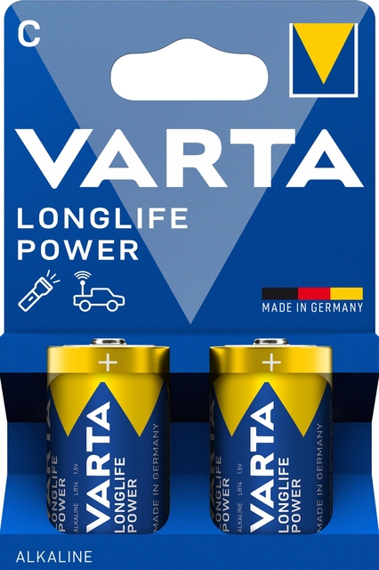 Batterij Varta Longlife Power 2x C Batterij Varta Longlife Power 2x C