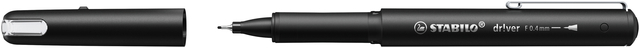 Fineliner STABILO dr!ver fijn zwart Fineliner STABILO dr!ver fijn zwart