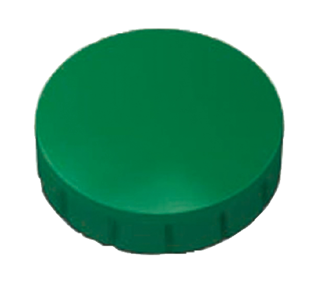 Magneet MAUL Solid 20mm 300gr groen 10 stuks Magneet MAUL Solid 20mm 300gr groen 10 stuks