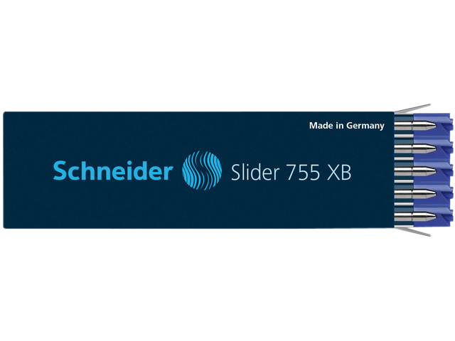 Balpenvulling Schneider 755 Slider Jumbo extra breed blauw