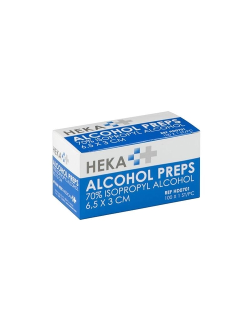 alcohol prep, isopropyl alcohol, 70%, pack, box