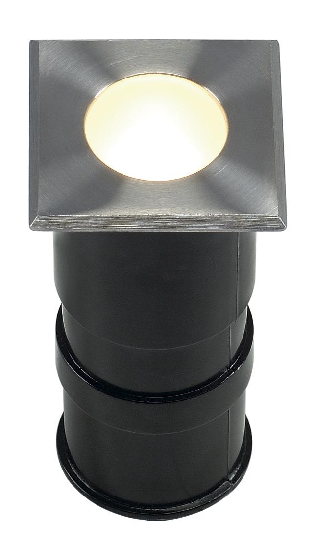 spotlight, led, laagbouw, buitenverlichting, grijs-metaal