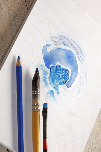 Tekenblok Clairefontaine Paint On A4 gekorreld 20 vel 250gr