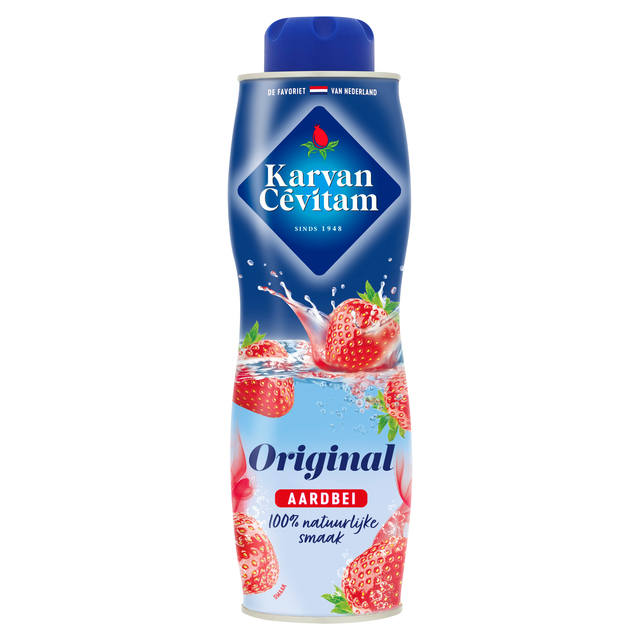 Siroop Karvan Cevitam aardbei 600ml Siroop Karvan Cevitam aardbei 600ml