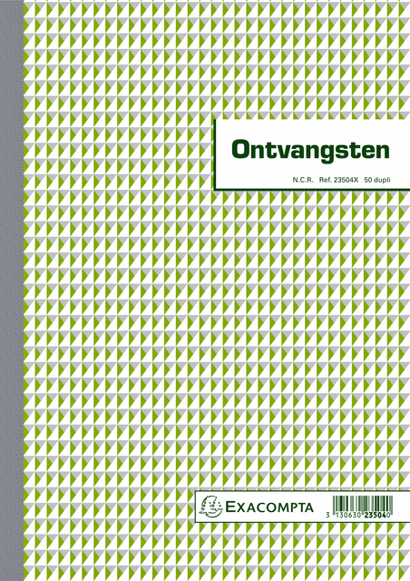 Kasboek Exacompta Manifold ontvangsten dupli 50vel NL Kasboek Exacompta Manifold ontvangsten dupli 50vel NL