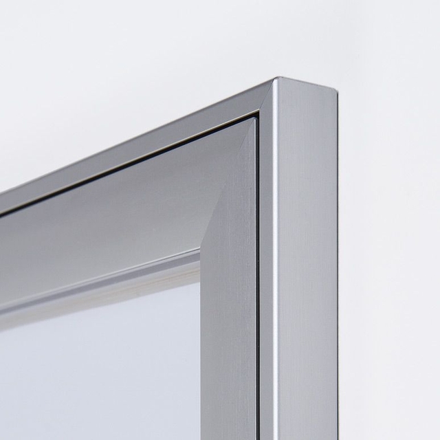 Vitrinebord Quantore luxe 2x A4 zilver