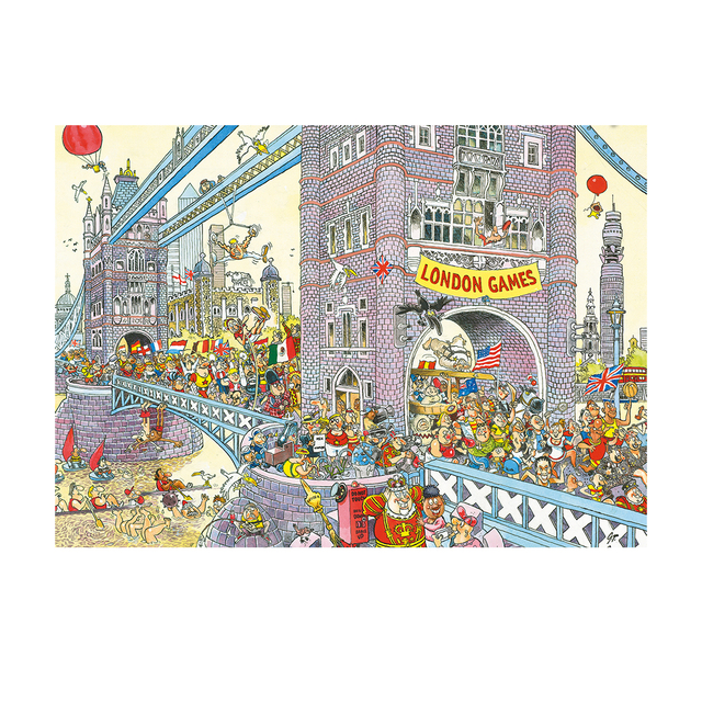Puzzel Wasgij Retro Mystery 8 Laatste Horde 1000 stukjes