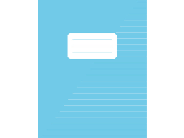 notebook, papier, kaart, wit, blauw